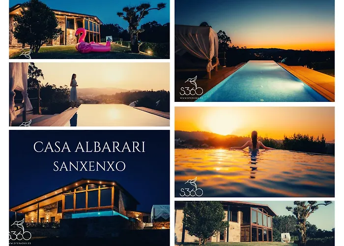 Casa Albarari Boutique Double With Access To Shared Infinity Pool Hotel Sanxenxo